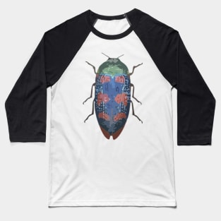 Jewel Beetle Digital Painting Baseball T-Shirt